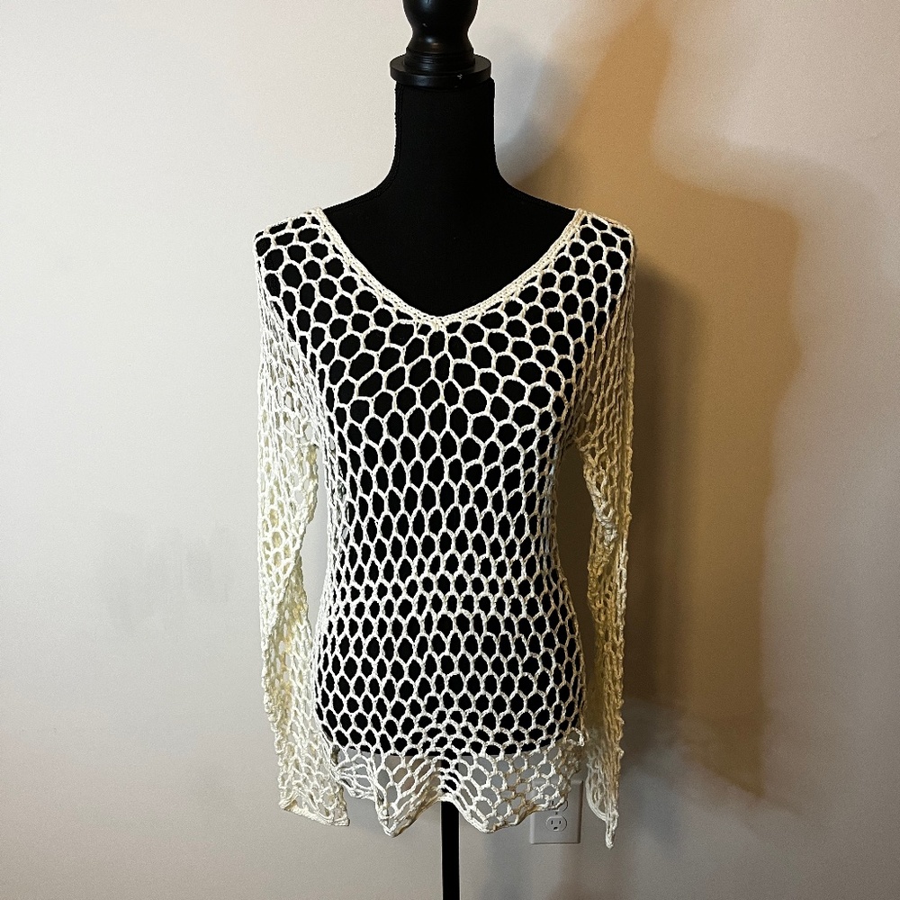 Beach Crochet Mini Dress